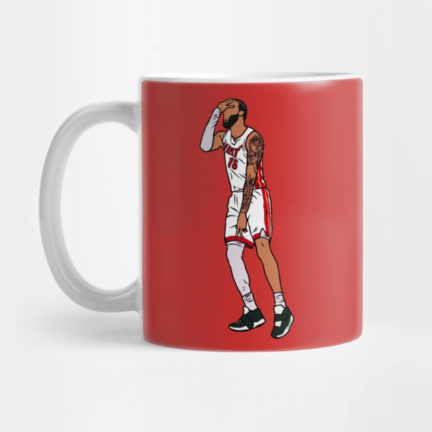 Caleb Martin 3 Point Celebration by rattraptees